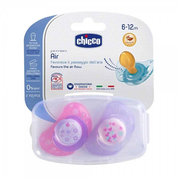 Chicco Chupete caucho Rosa Physio Air...