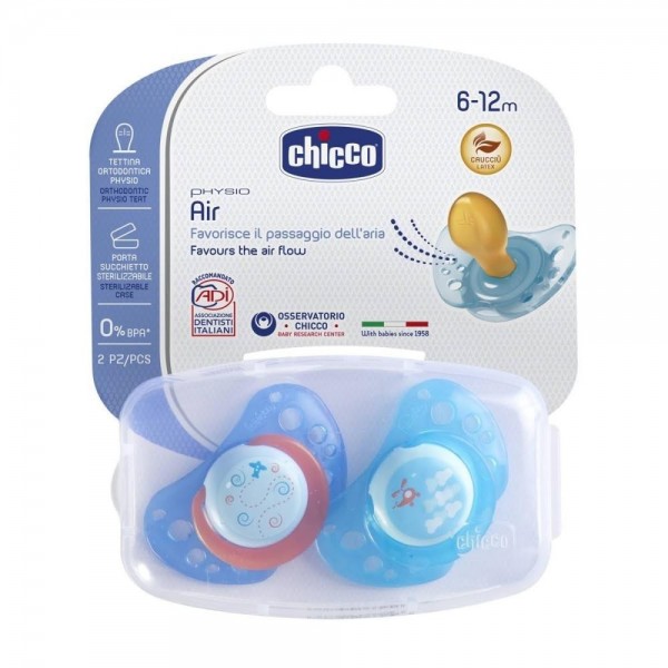 Chicco Chupete caucho Azul Physio Air...