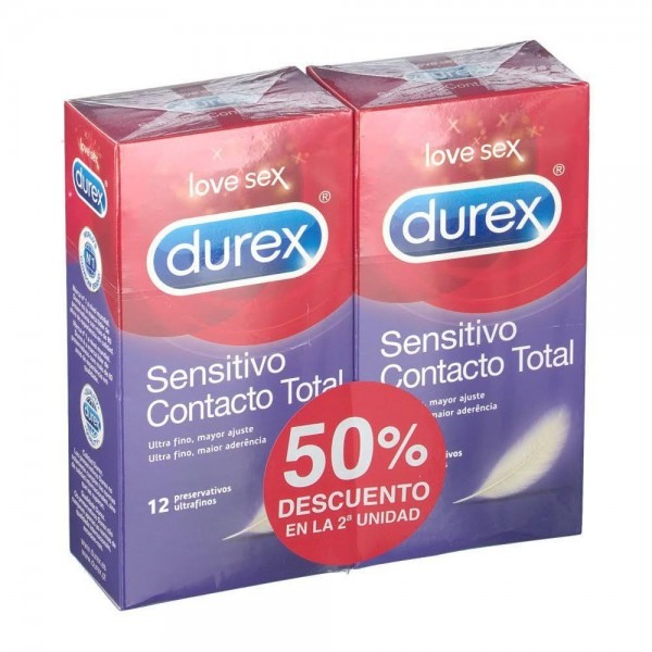 Durex Duplo Sensitivo Contacto Total