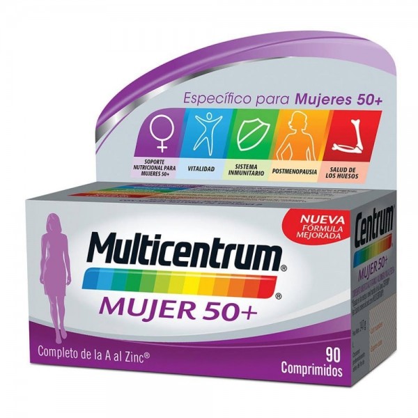 Multicentrum - 90 Comprimidos Mujer 50+