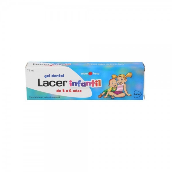 Lacer Gel Dental infantil Sabor Fresa...