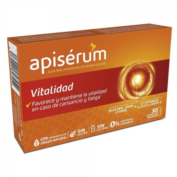 Apiserum Vitalidad 30 cápsulas