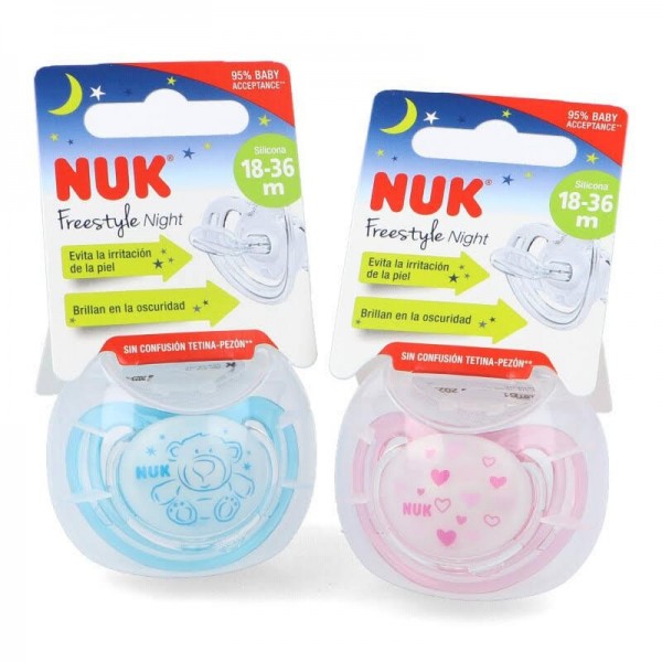 Nuk Chupete Freestyle Night 18-36...