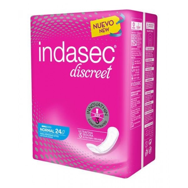 Compresa Indasec Normal Discreet 24