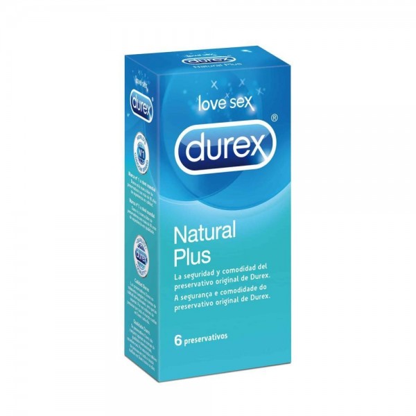 Durex Natural Plus 6 Preservativos