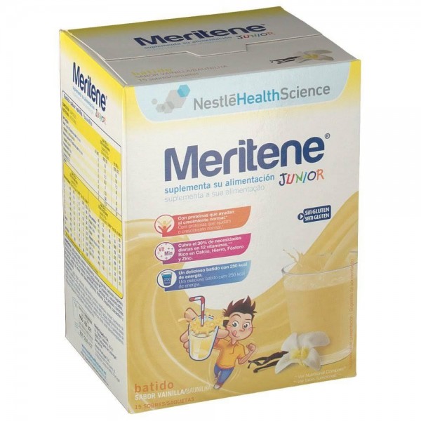 Meritene Junior 15 sobres Vainilla