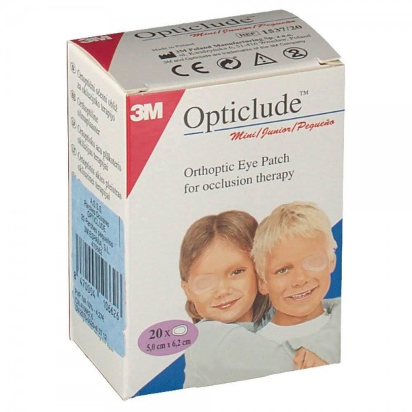 Opticlude Parche ocular pequeño 6 x 5 cm