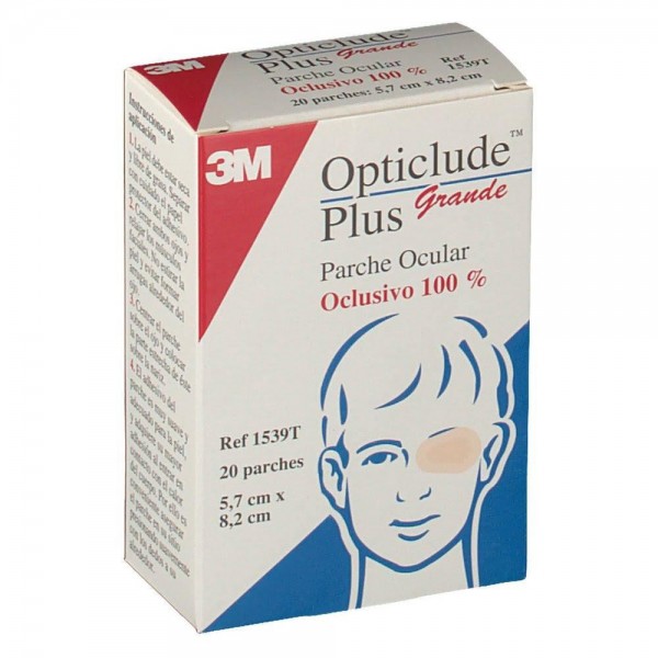Opticlude Plus grande 20 Parches