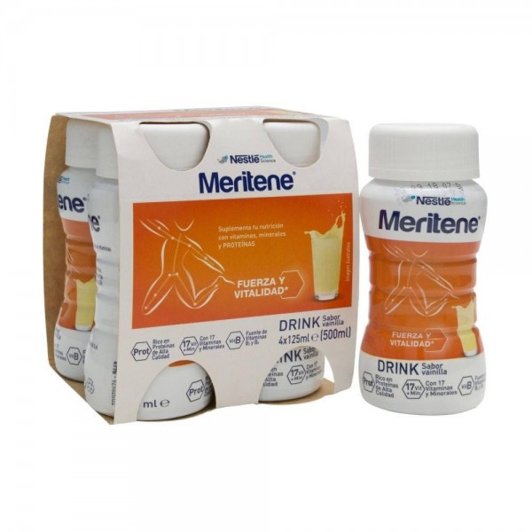 Meritene Drink Chocolate 4 x 125 ml