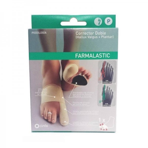 Farmalastic Corrector doble pie...