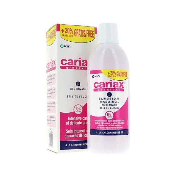 Cariax Gingival Enjuague 500ml + 100ml