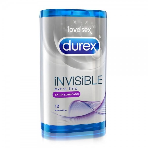 Durex Invisible Extra lubricado 12...