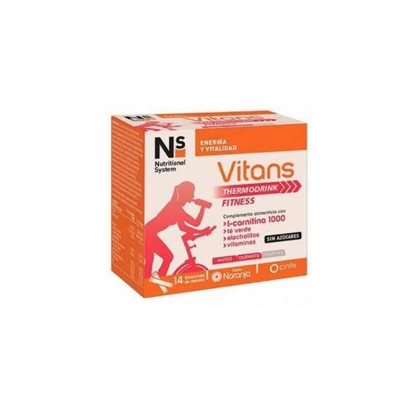 NS Vitans Thermodrink Fitness 14 sobres