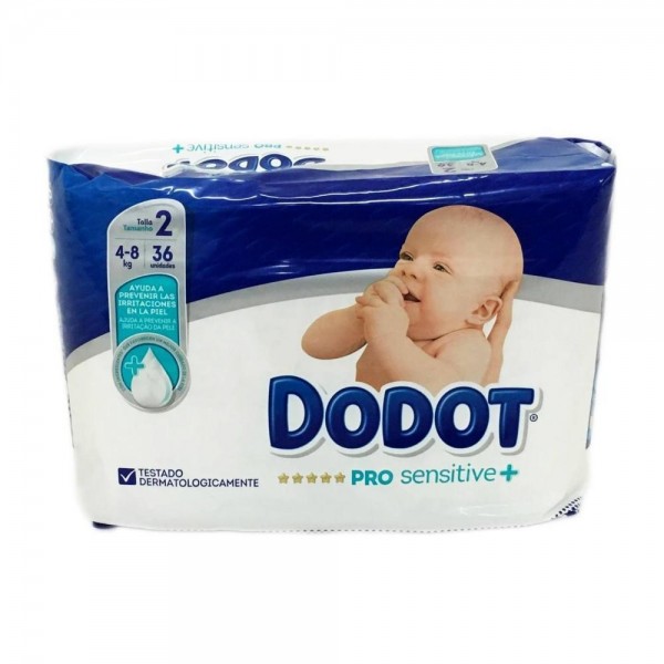 Dodot Pro Sensitive Talla 2 4-8 kg 36...