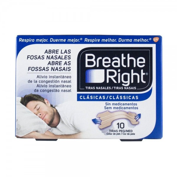 Breathe Right 10 tiras Nasales...