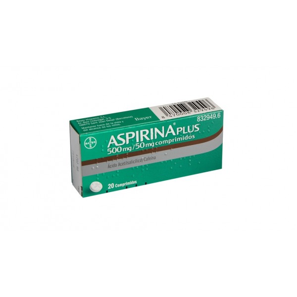 ASPIRINA PLUS 500 mg/ 50 mg COMPRIMIDOS