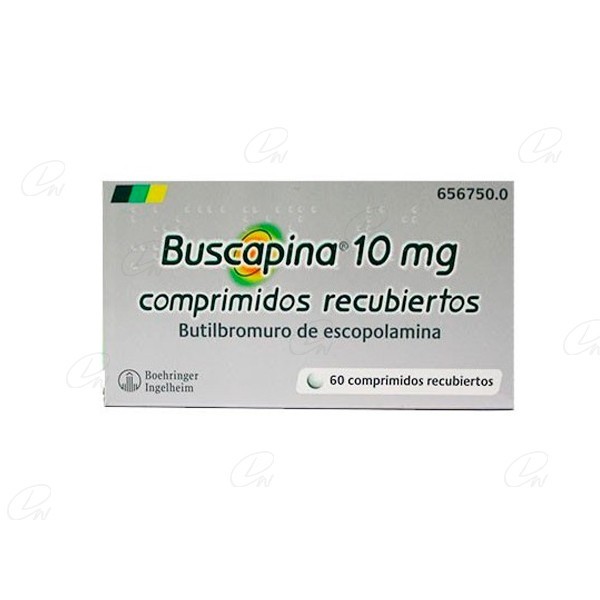 BUSCAPINA 10 mg COMPRIMIDOS RECUBIERTOS