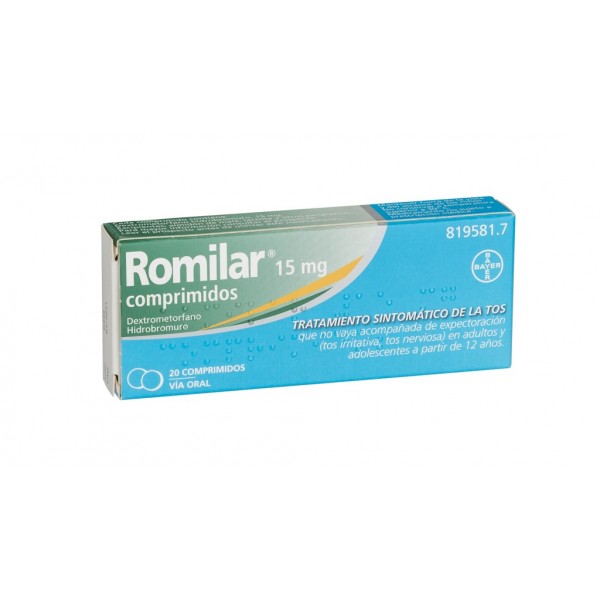 ROMILAR 15 mg COMPRIMIDOS