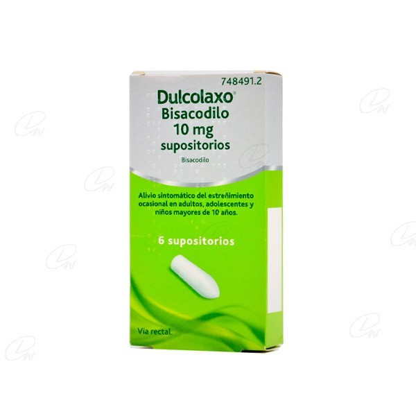 DULCOLAXO BISACODILO 10 mg SUPOSITORIOS