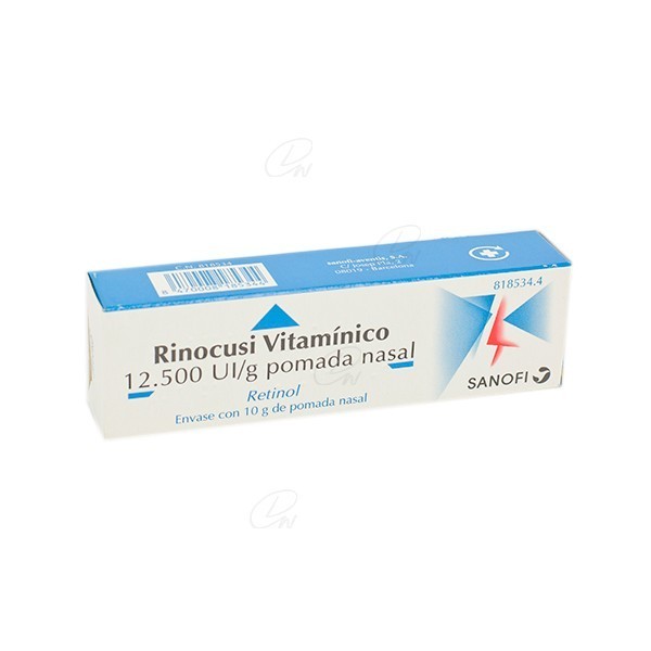 RINOCUSI VITAMÍNICO 12.500 UI/g POMADA NASAL