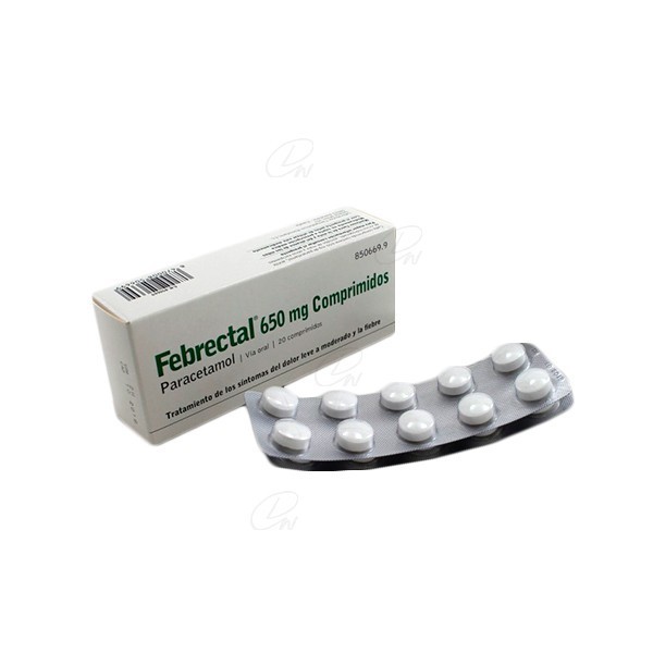 FEBRECTAL 650 mg COMPRIMIDOS