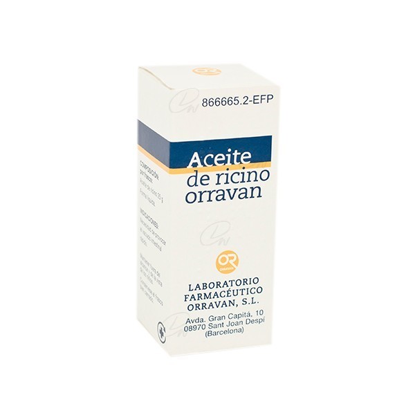 ACEITE RICINO ORRAVAN 1mg/ml LIQUIDO ORAL