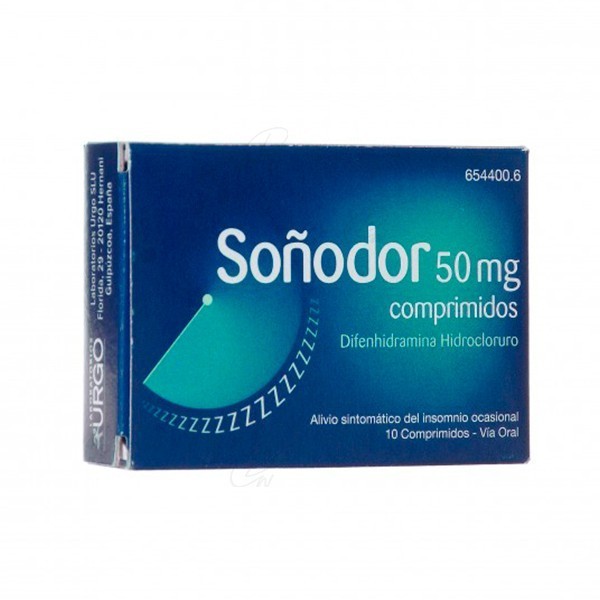 SOÑODOR 50 mg COMPRIMIDOS