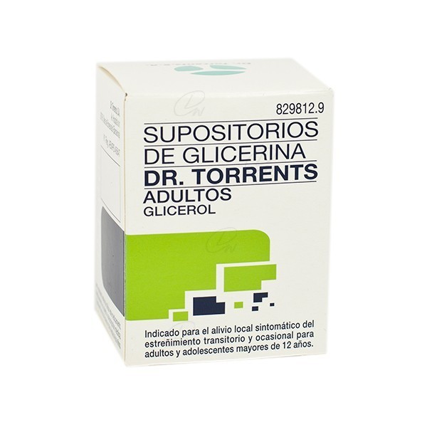 SUPOSITORIOS DE GLICERINA DR. TORRENTS ADULTOS