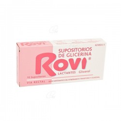 SUPOSITORIOS DE GLICERINA ROVI LACTANTES