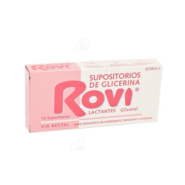 SUPOSITORIOS DE GLICERINA ROVI LACTANTES