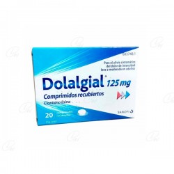 DOLALGIAL 125 mg COMPRIMIDOS RECUBIERTOS