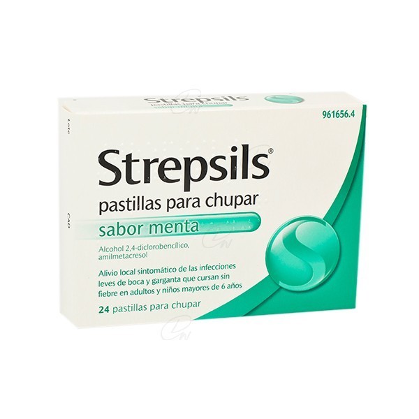 STREPSILS pastillas para chupar sabor menta