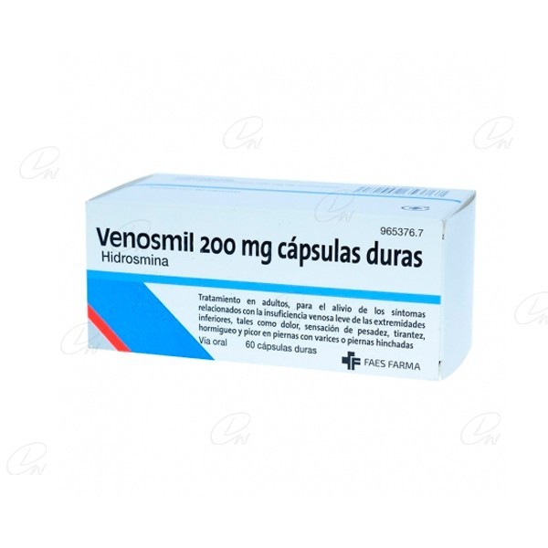 VENOSMIL 200 MG 60 CAPSULAS