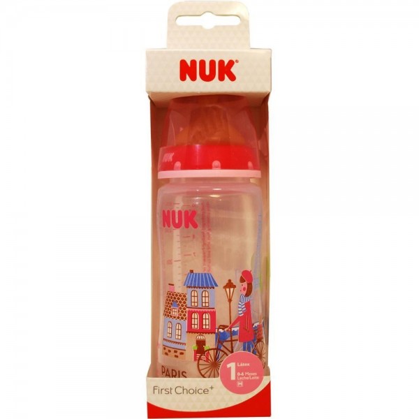 Nuk Biberon Travel Latex T1 300ml