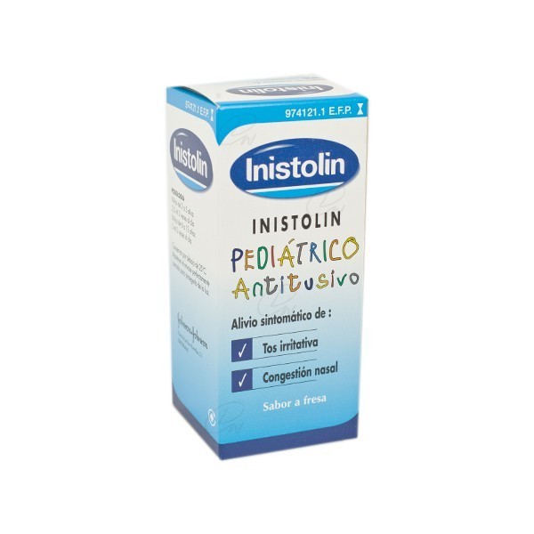 INISTOLIN PEDIATRICO ANTITUSIVO Y DESCONGESTIVO 2 mg/ml + 6 mg/ml JARABE