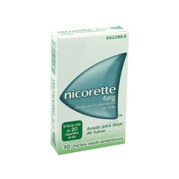 NICORETTE 4 mg CHICLES MEDICAMENTOSOS