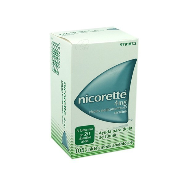 NICORETTE 4 mg CHICLES MEDICAMENTOSOS