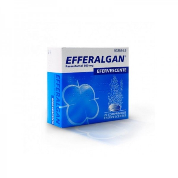 EFFERALGAN 500 mg COMPRIMIDOS EFERVESCENTE