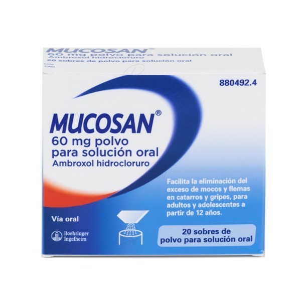 MUCOSAN 60 mg polvo para solución oral