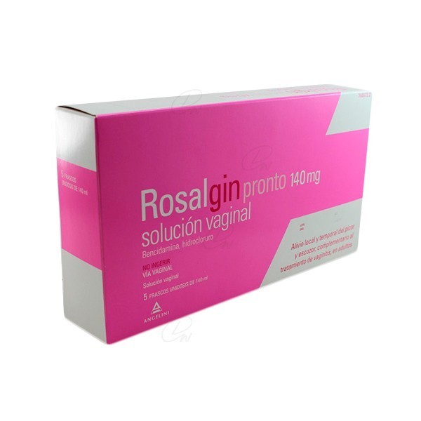 ROSALGIN PRONTO 140 mg SOLUCIÓN VAGINAL