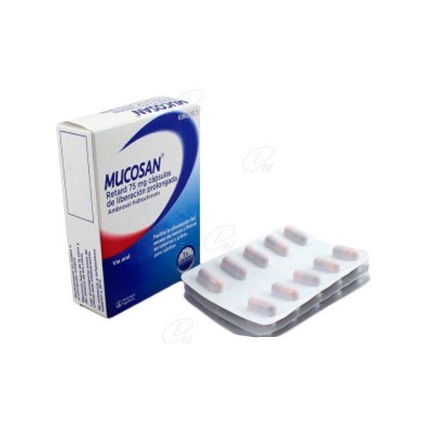 MUCOSAN RETARD 75 mg CAPSULAS DE LIBERACION PROLONGADA