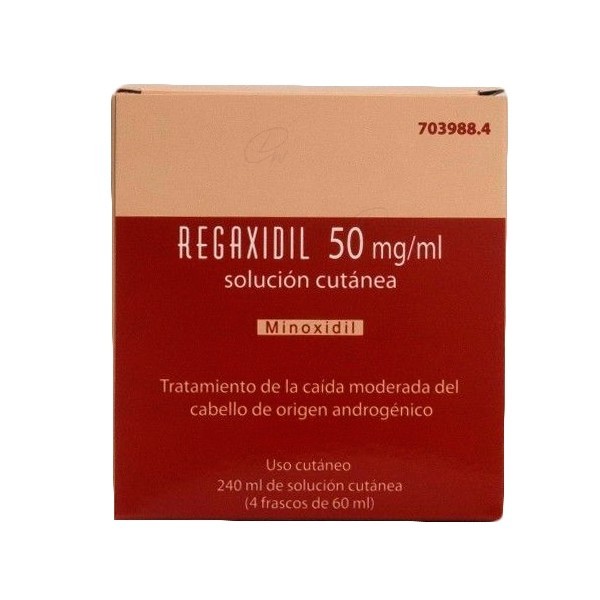 REGAXIDIL 50 mg/ml SOLUCION CUTANEA
