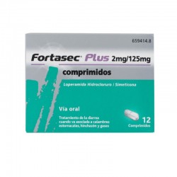 FORTASEC PLUS 2 mg/ 125 mg COMPRIMIDOS