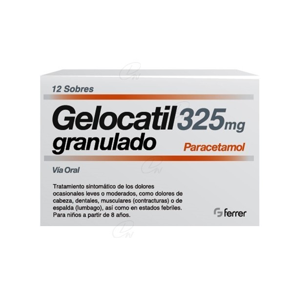 GELOCATIL 325 mg GRANULADO