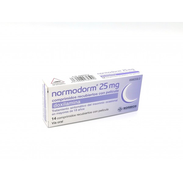 NORMODORM 25 MG COMPRIMIDOS RECUBIERTOS CON PELICULA
