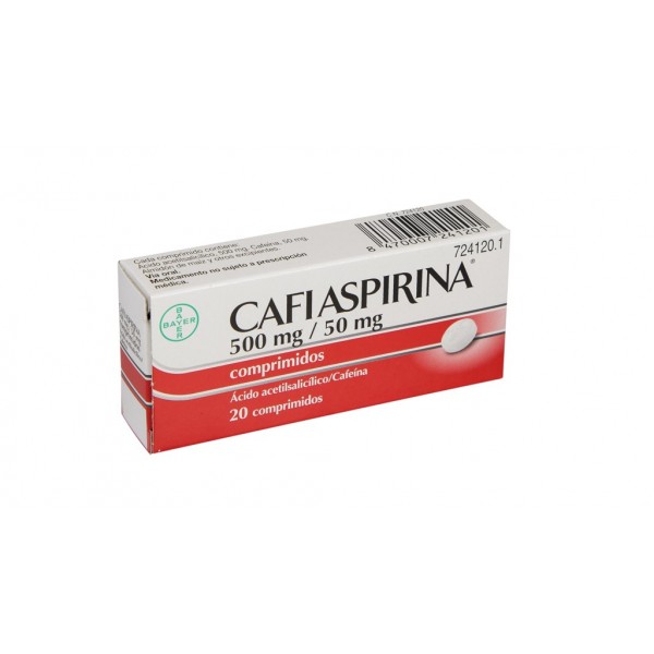 CAFIASPIRINA 500 mg/50 mg COMPRIMIDOS