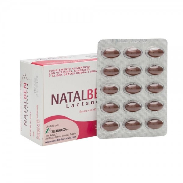 Natalben lactancia 60 cápsulas