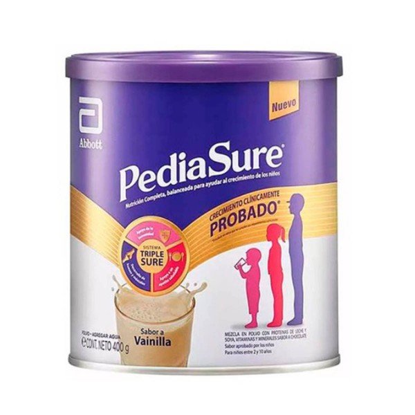 PEDIASURE POLVO LATA 400 G VAINILLA
