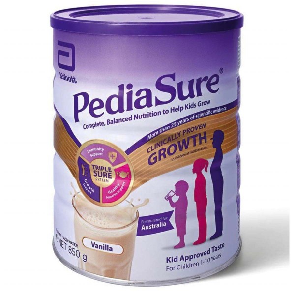 PEDIASURE POLVO LATA 850 G VAINILLA