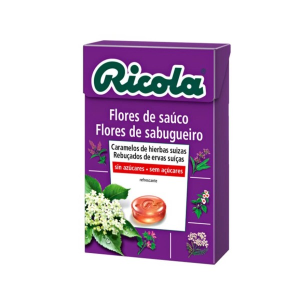 RICOLA CARAMELOS FLOR SAUCO S/A 50 G.